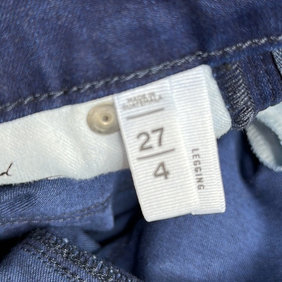 Loft | Denim Leggings Jeans in Indigo Wash - Picture 12 of 14